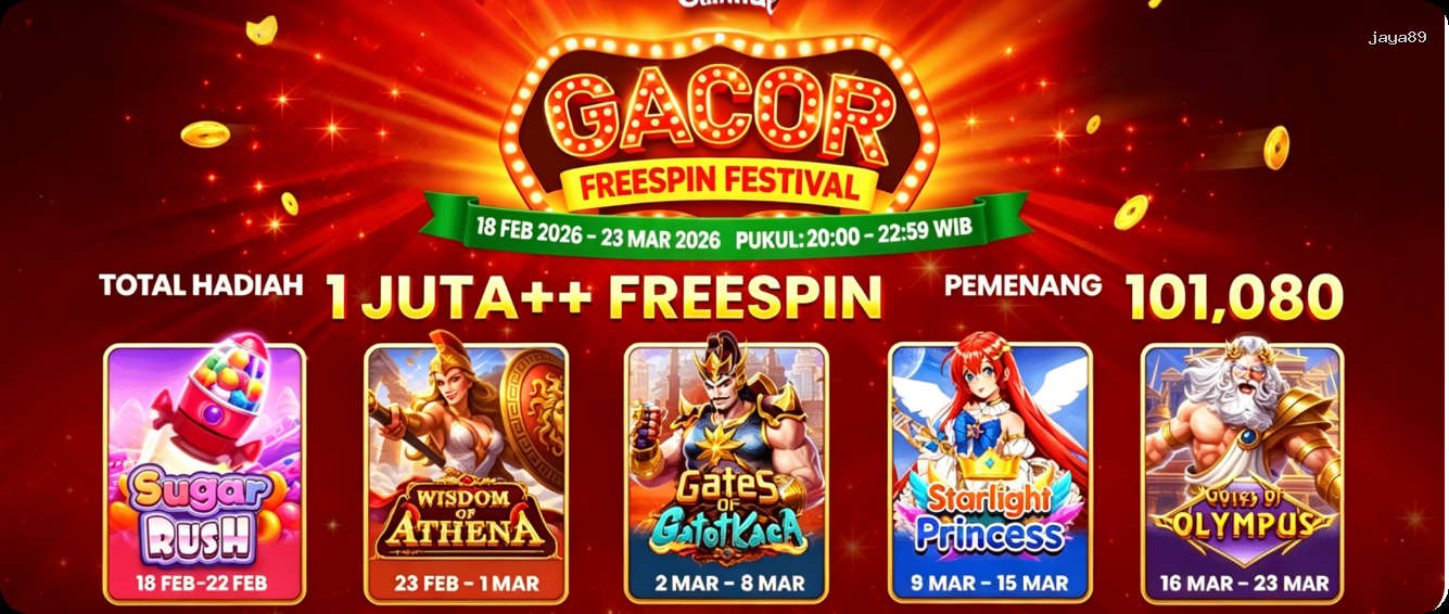 Login jaya89 Sekarang Bonus Melimpah